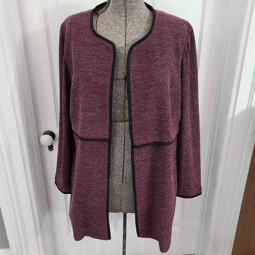 Open Front Lined Cartigan